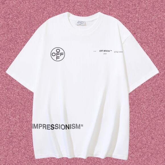 Off-White White Men's Short Sleeve T-Shirt - Picture 1 of 4